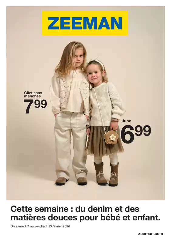 Catalogue Zeeman à Hal | Zeeman Semaine 6 du samedi 31 janvier au vendredi 6 février 2026. | 2026-02-07T00:00:00.000Z - 2026-02-13T00:00:00.000Z
