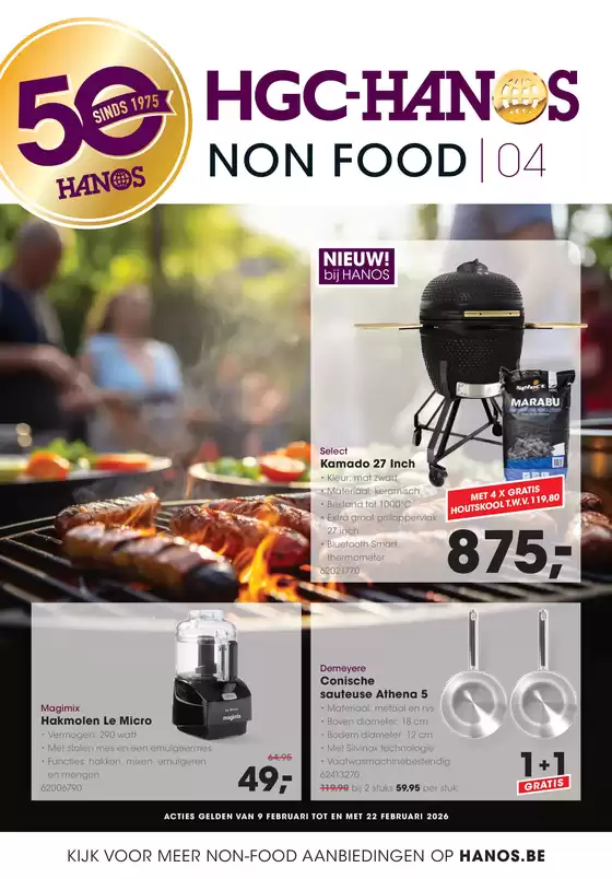Catalogue Hanos à Charleroi | Non Food 4 | 2026-02-09T00:00:00.000Z - 2026-02-22T00:00:00.000Z