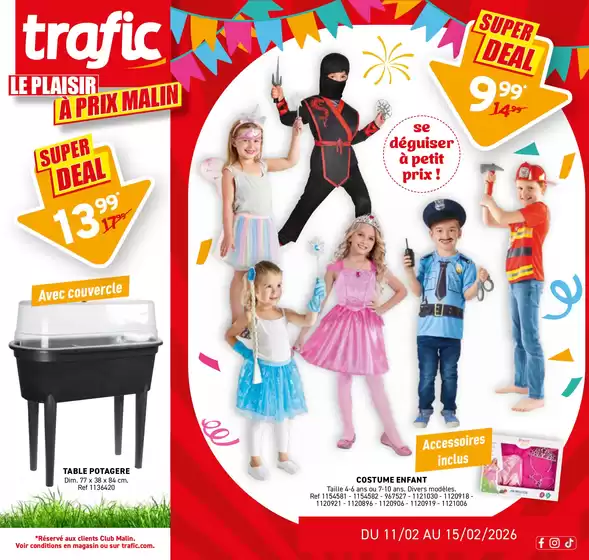 Catalogue trafic | FR - folder trafic | 2026-02-11T00:00:00.000Z - 2026-02-15T00:00:00.000Z