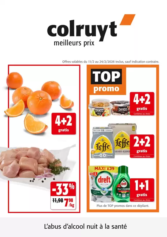 Catalogue Colruyt à Tongres | Nos meilleures bonnes affaires | 2026-02-11T00:00:00.000Z - 2026-02-24T00:00:00.000Z