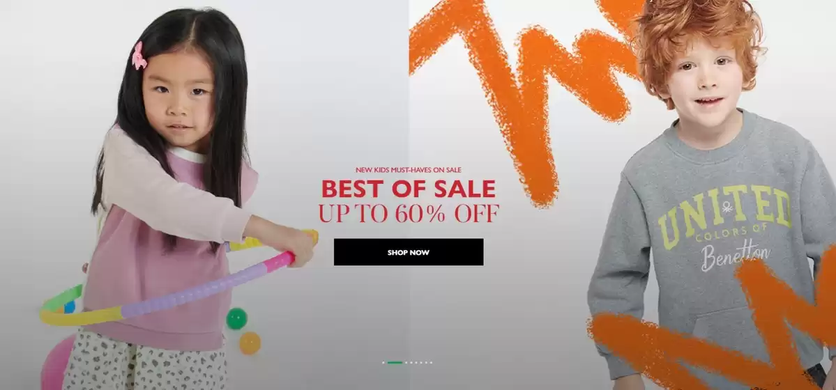 Catalogue United Colors of Benetton | Best Of Sales | 2026-02-13T00:00:00.000Z - 2026-02-27T00:00:00.000Z