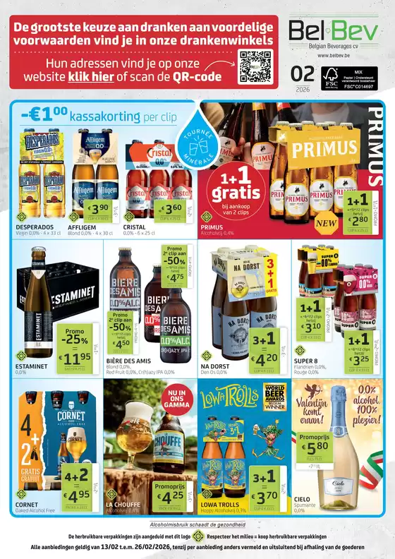 Catalogue BelBev | Consumentenfolder NL | 2026-02-13T00:00:00.000Z - 2026-02-26T00:00:00.000Z
