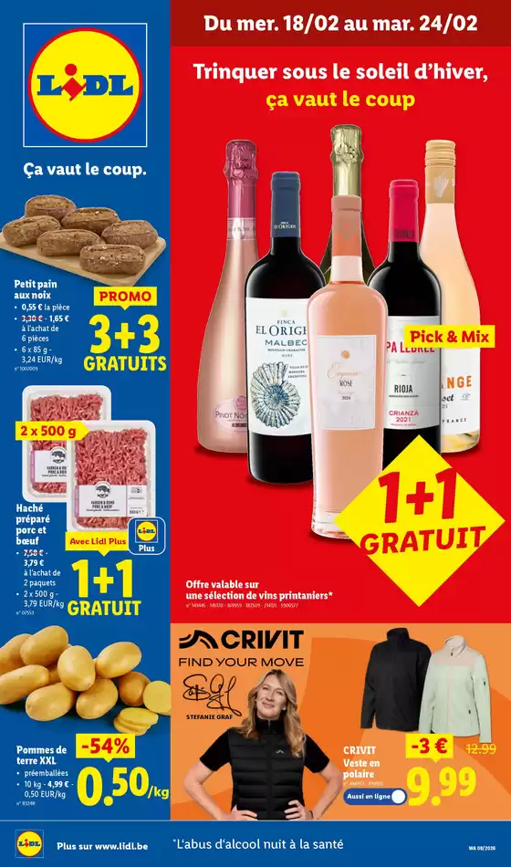Catalogue Lidl à Diest | 1802 - 2402 | 2026-02-18T00:00:00.000Z - 2026-02-24T00:00:00.000Z