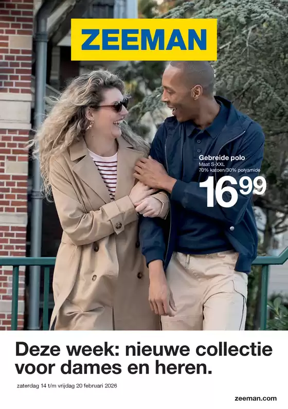 Catalogue Zeeman à Aubel | Zeeman Week 8 zaterdag 14 februari tm vrijdag 20 februari 2026. | 2026-02-14T00:00:00.000Z - 2026-02-20T00:00:00.000Z