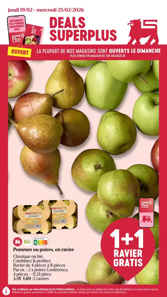 Catalogue Delhaize à Binche | Super offre pour les chasseurs de bonnes affaires | 2026-02-19T00:00:00.000Z - 2026-02-25T00:00:00.000Z