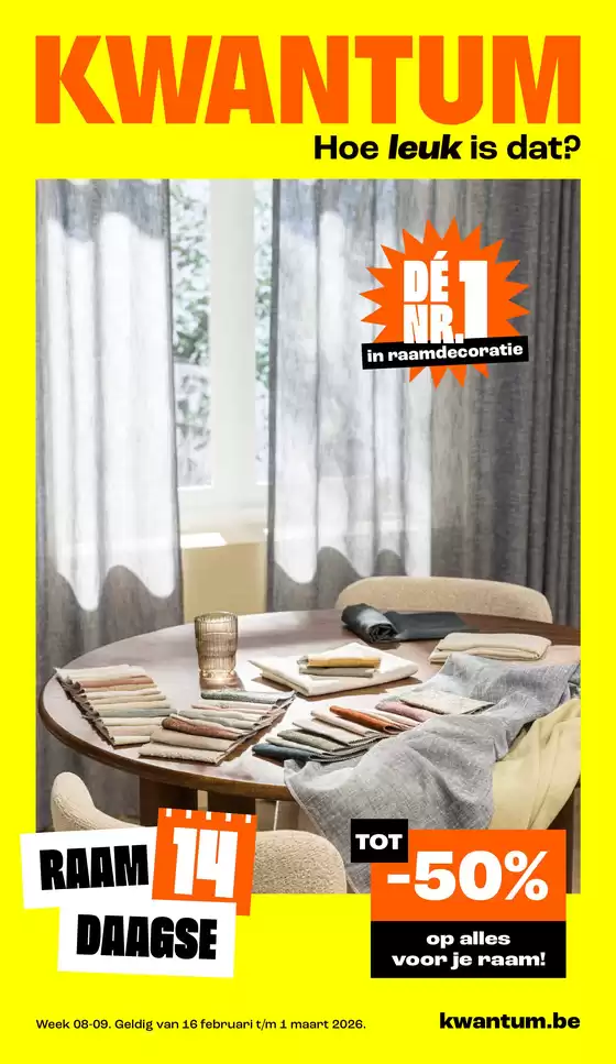 Catalogue Kwantum à Liège | Week 8 | 2026-02-16T00:00:00.000Z - 2026-03-01T00:00:00.000Z