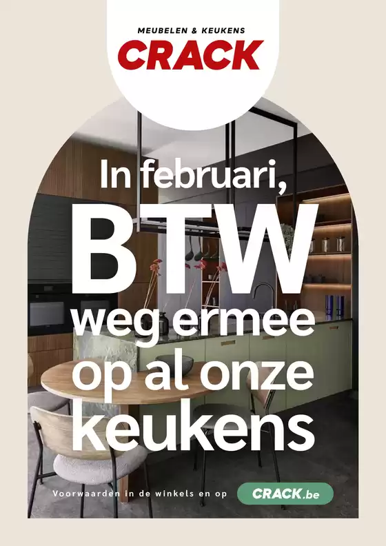Catalogue Meubles Crack à Mons | In Februari | 2026-02-17T00:00:00.000Z - 2026-02-28T00:00:00.000Z