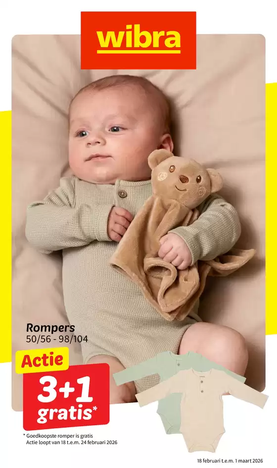 Catalogue Wibra | Wibra folder - NL | 2026-02-18T00:00:00.000Z - 2026-03-01T00:00:00.000Z