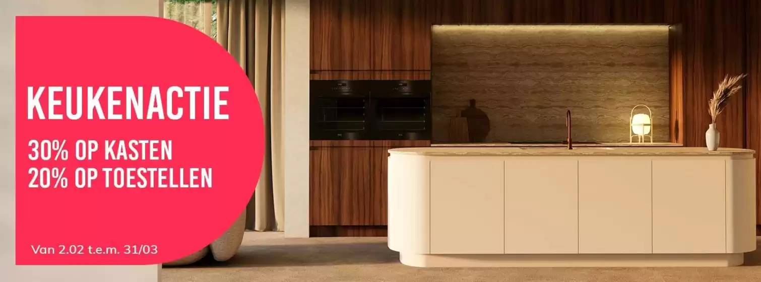 Catalogue Deba Meubelen à Anvers | Keukenactie | 2026-02-18T00:00:00.000Z - 2026-03-31T00:00:00.000Z