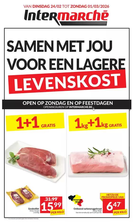 Catalogue Intermarché | Ontdek de folder van 24 02 26 - NL | 2026-02-24T00:00:00.000Z - 2026-03-01T00:00:00.000Z