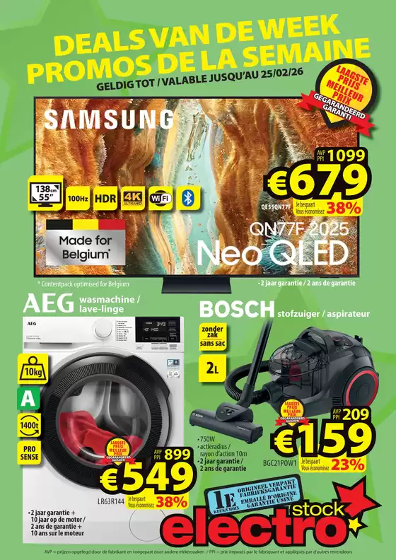 Catalogue ElectroStock | Deals Van De Week | 2026-02-19T00:00:00.000Z - 2026-02-25T00:00:00.000Z