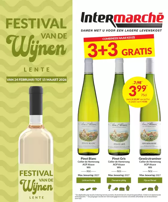 Catalogue Intermarché | Onze festival van de wijnen lente - NL | 2026-02-24T00:00:00.000Z - 2026-03-15T00:00:00.000Z
