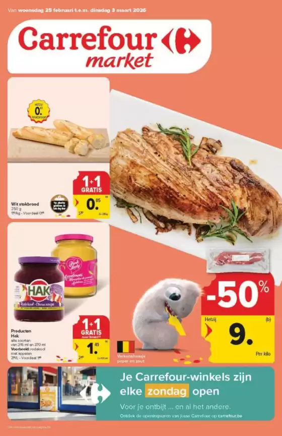 Catalogue Carrefour Market | Meilleures offres pour tous les chasseurs de bonnes affaires | 2026-02-25T00:00:00.000Z - 2026-03-03T00:00:00.000Z