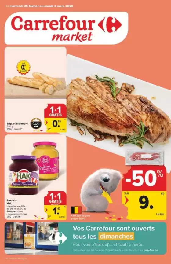 Catalogue Carrefour Market | Nos meilleures bonnes affaires | 2026-02-25T00:00:00.000Z - 2026-03-03T00:00:00.000Z