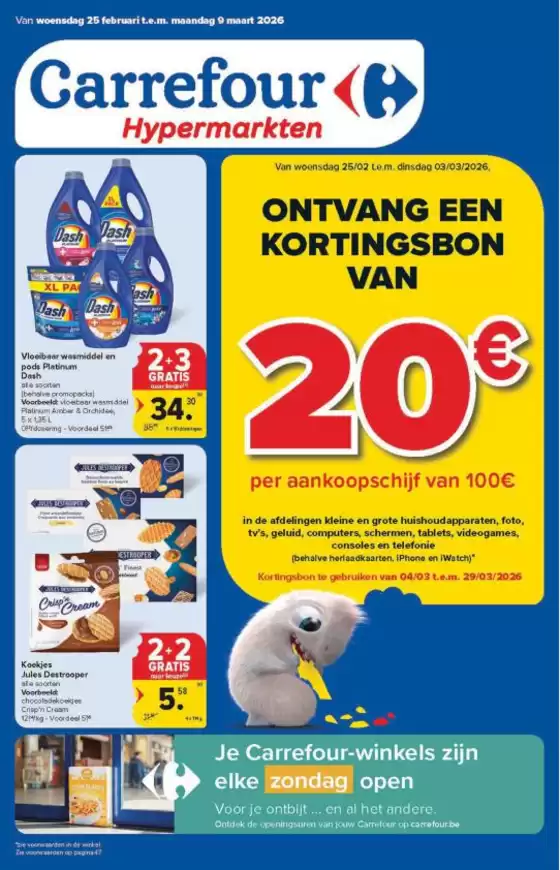 Catalogue Carrefour à Boom | Bonnes affaires et offres actuelles | 2026-02-25T00:00:00.000Z - 2026-03-09T00:00:00.000Z