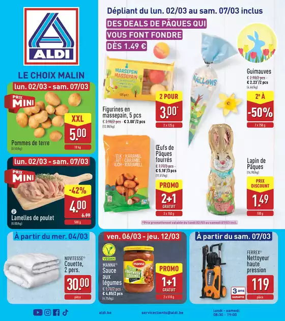 Catalogue Aldi à Dilbeek | Meilleures offres pour les acheteurs économes | 2026-02-03T00:00:00.000Z - 2026-07-03T00:00:00.000Z