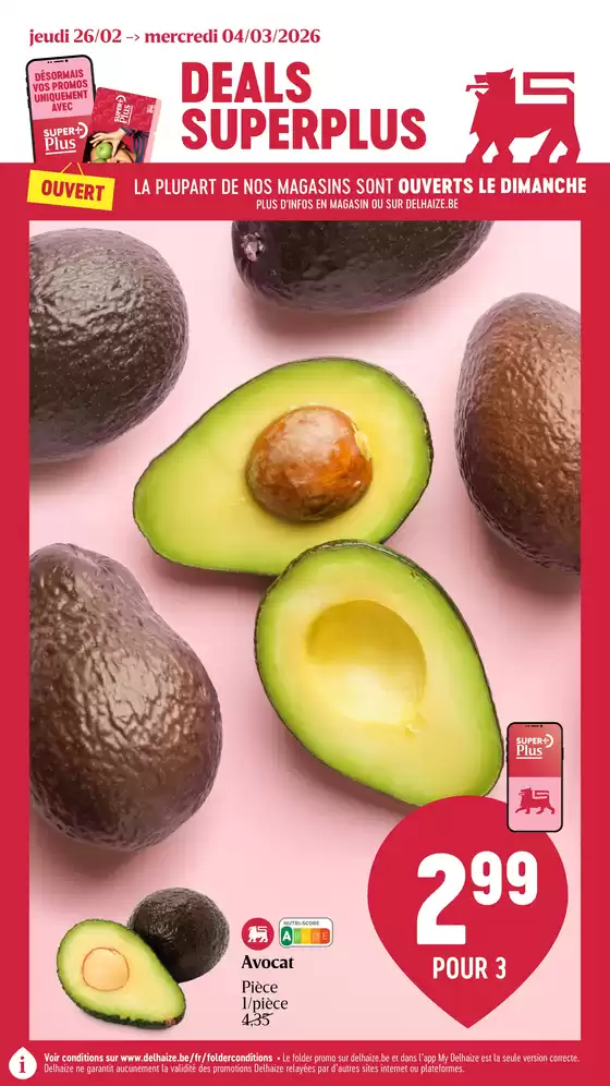 Catalogue AD Delhaize | Nos meilleures bonnes affaires | 2026-02-26T00:00:00.000Z - 2026-03-04T00:00:00.000Z