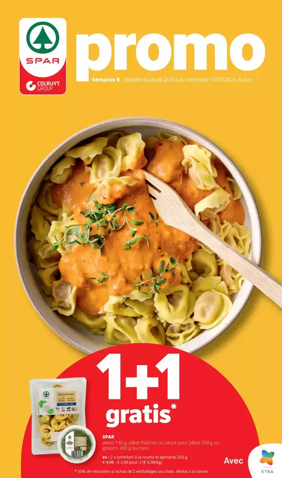 Catalogue SPAR à Tielt-Winge | Promotions spéciales en cours | 2026-02-26T00:00:00.000Z - 2026-03-11T00:00:00.000Z