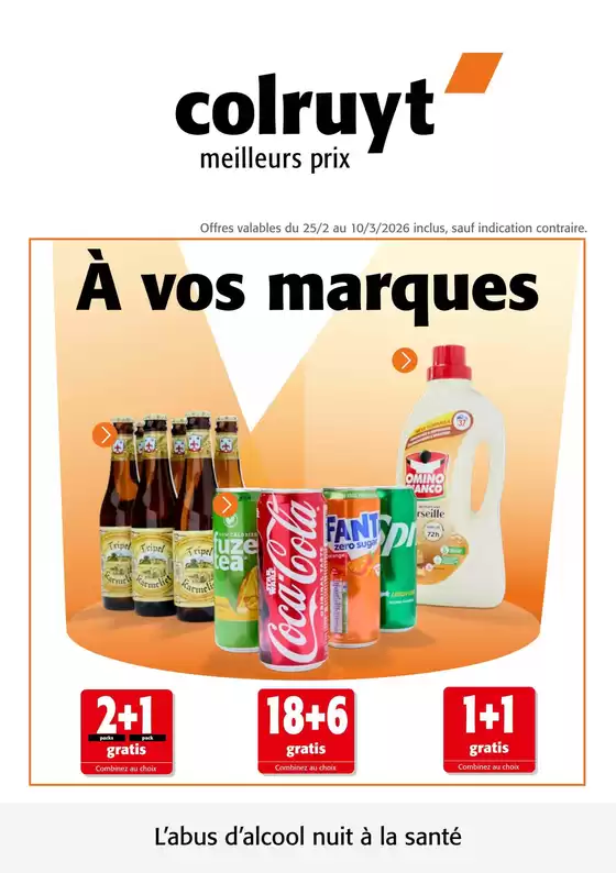 Catalogue Colruyt | Réductions et promotions | 2026-02-25T00:00:00.000Z - 2026-03-10T00:00:00.000Z