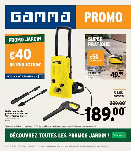 Catalogue GAMMA | Bons plans exclusifs | 2026-02-25T00:00:00.000Z - 2026-03-10T00:00:00.000Z