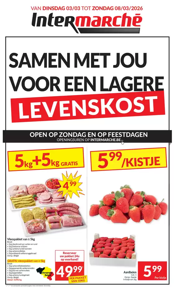 Catalogue Intermarché | Ontdek de folder van 03 03 26 - NL | 2026-03-03T00:00:00.000Z - 2026-03-08T00:00:00.000Z