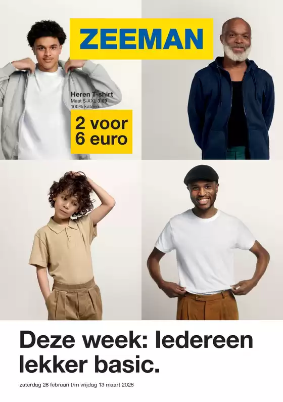 Catalogue Zeeman | Zeeman Week 10 zaterdag 28 februari tm vrijdag 13 maart 2026. | 2026-02-28T00:00:00.000Z - 2026-03-13T00:00:00.000Z