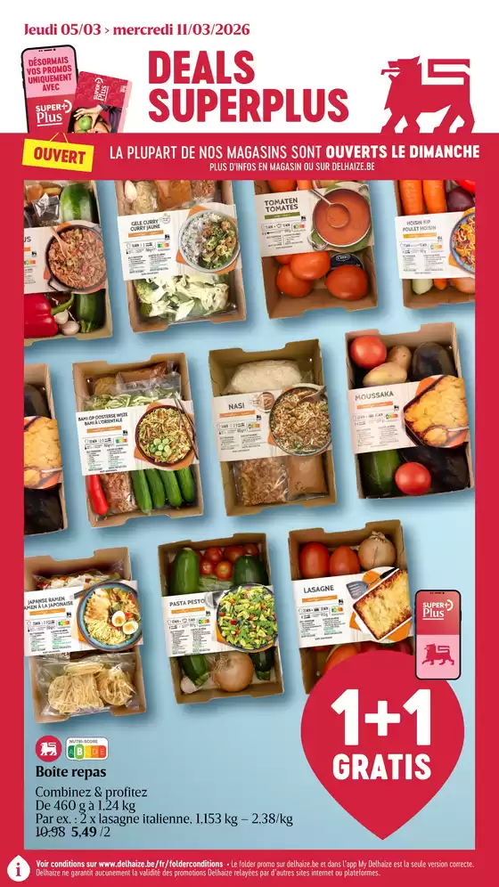 Catalogue Delhaize | Super réductions sur des produits sélectionnés | 2026-03-05T00:00:00.000Z - 2026-03-11T00:00:00.000Z