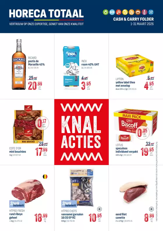 Catalogue Horeca totaal | Cash & Carry Folder | 2026-03-03T00:00:00.000Z - 2026-03-31T00:00:00.000Z
