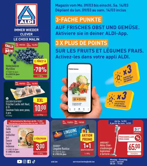 Catalogue Aldi | Nos meilleures bonnes affaires | 2026-03-09T00:00:00.000Z - 2026-03-14T00:00:00.000Z