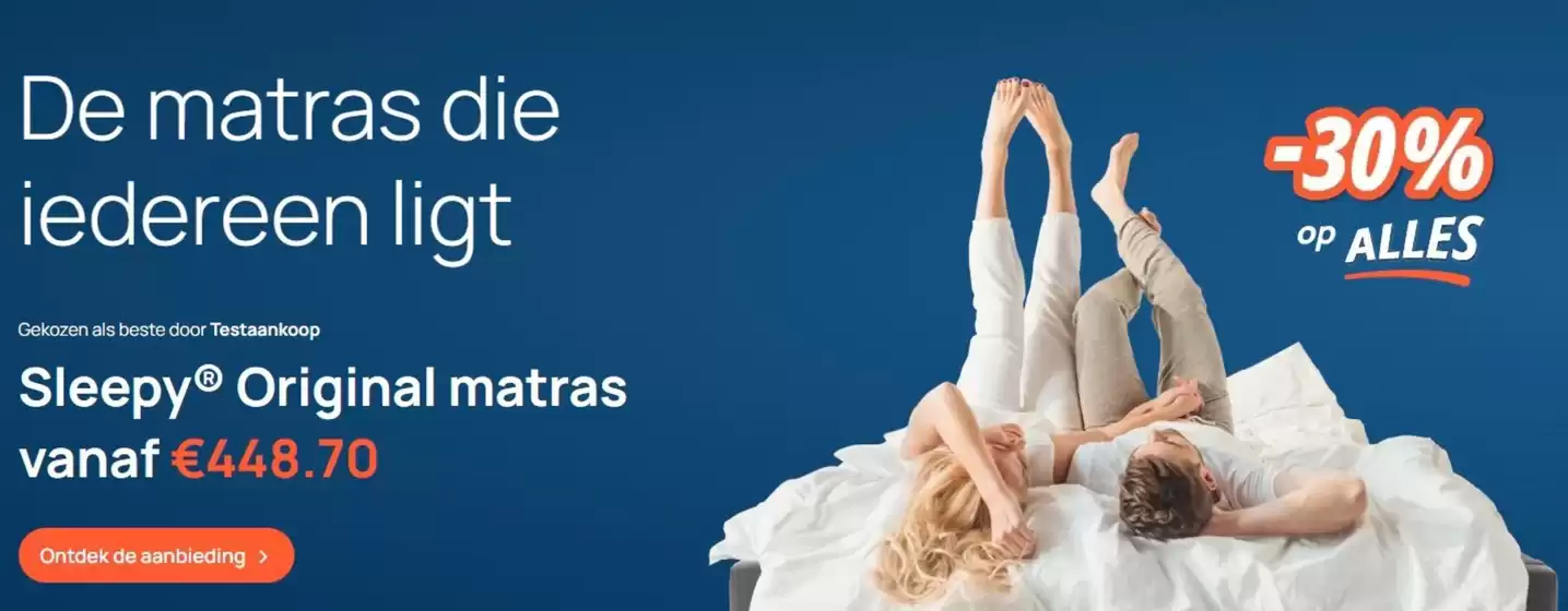 Catalogue Sleepy | 30% Op Alles | 2026-03-06T00:00:00.000Z - 2026-03-27T00:00:00.000Z