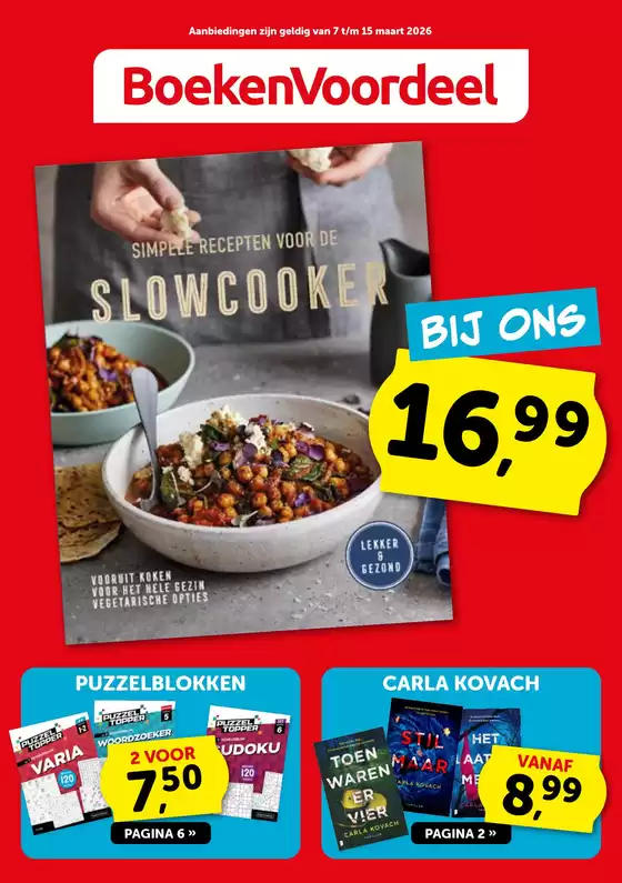 Catalogue Boekenvoordeel | Offres exclusives pour nos clients | 2026-03-07T00:00:00.000Z - 2026-03-15T00:00:00.000Z