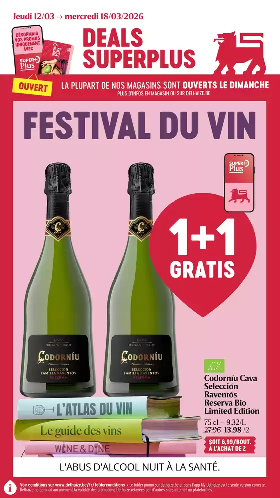 Catalogue AD Delhaize | Meilleures offres et réductions | 2026-03-12T00:00:00.000Z - 2026-03-18T00:00:00.000Z