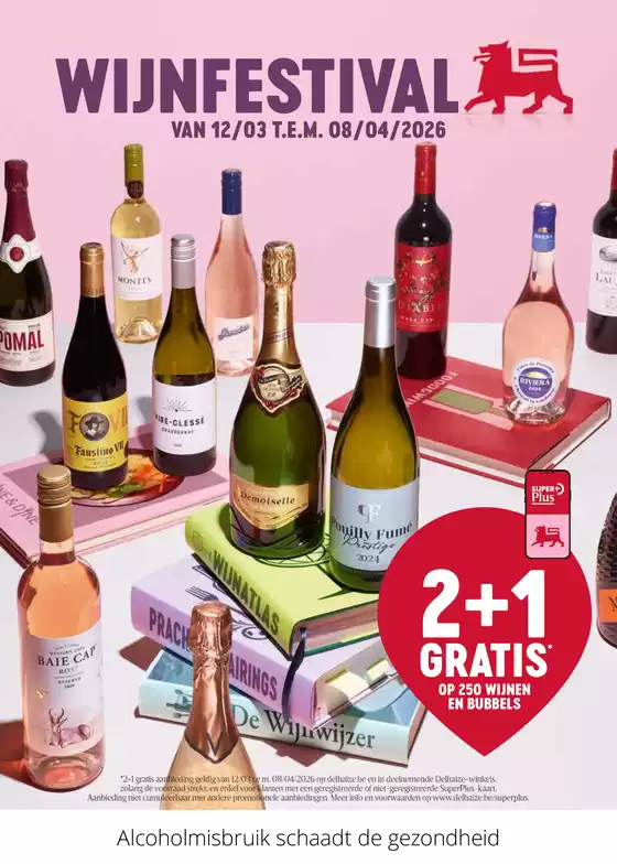 Catalogue Delhaize | Wijnbrochure - NL | 2026-03-12T00:00:00.000Z - 2026-04-08T00:00:00.000Z