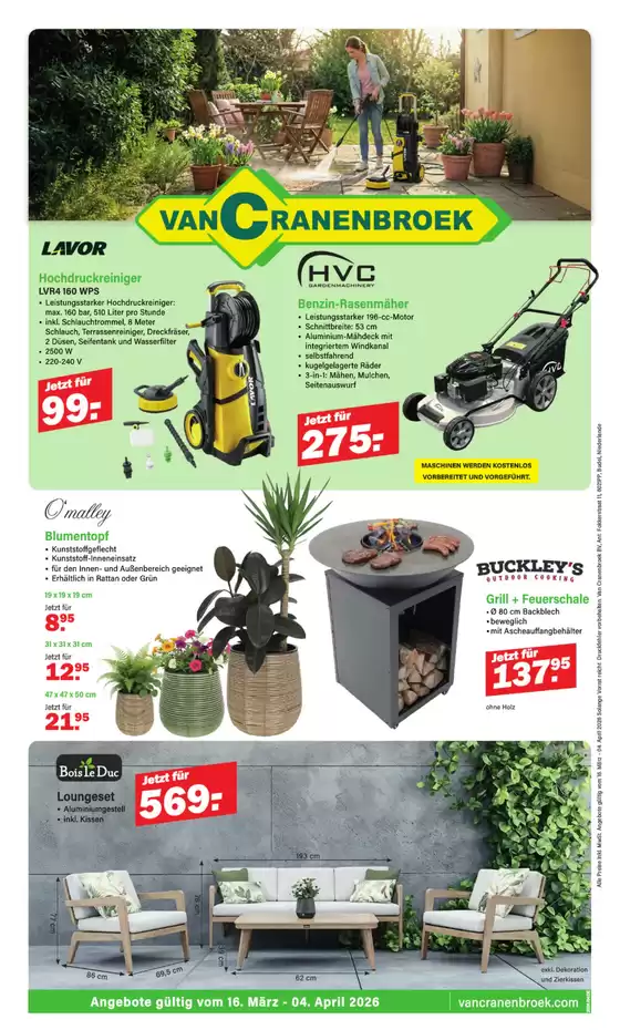 Catalogue Van Cranenbroek à Meise | folder Van Cranenbroek DE | 2026-03-16T00:00:00.000Z - 2026-04-04T00:00:00.000Z