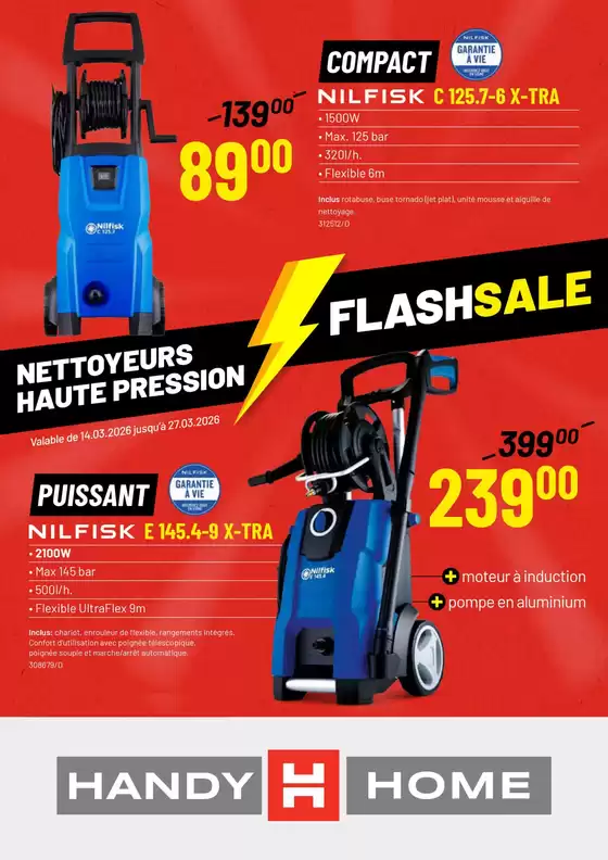 Catalogue HandyHome à Gembloux | folder HandyHome ALLSTORES FR | 2026-03-14T00:00:00.000Z - 2026-03-27T00:00:00.000Z