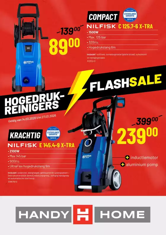 Catalogue HandyHome à Gembloux | folder HandyHome ALLSTORES NL | 2026-03-14T00:00:00.000Z - 2026-03-27T00:00:00.000Z