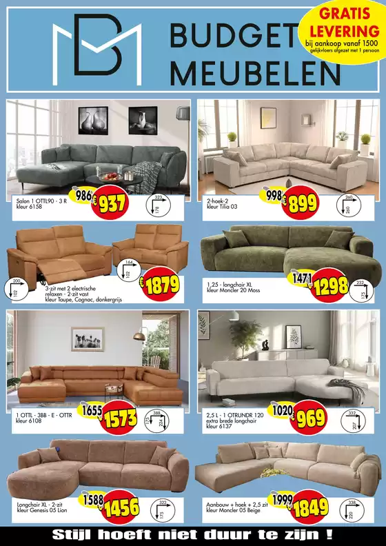 Catalogue Budget Meubelen à Wavre | Maart | 2026-03-17T00:00:00.000Z - 2026-04-30T00:00:00.000Z