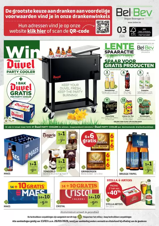 Catalogue BelBev à Ypres | Consumentenfolder NL | 2026-03-17T00:00:00.000Z - 2026-03-26T00:00:00.000Z