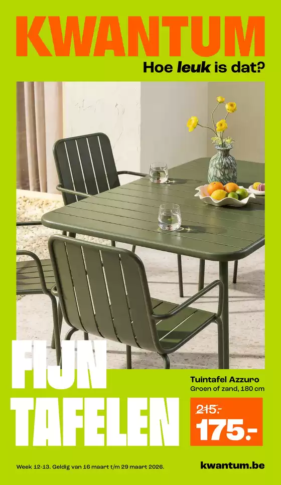 Catalogue Kwantum à Anderlues | Week 12 | 2026-03-17T00:00:00.000Z - 2026-03-29T00:00:00.000Z