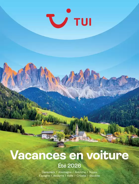 Catalogue TUI | Vacances en voiture Europe | 2026-06-01T00:00:00.000Z - 2026-08-31T00:00:00.000Z