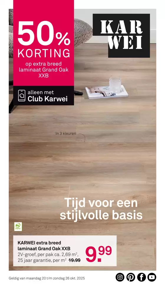 Catalogus van Karwei in Gemert | 50% Korting  | 2025-10-20T00:00:00.000Z - 2025-10-26T00:00:00.000Z