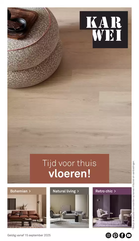 Catalogus van Karwei in Gemert | Tijd voor thuis vloeren! | 2025-10-20T00:00:00.000Z - 2025-12-31T00:00:00.000Z