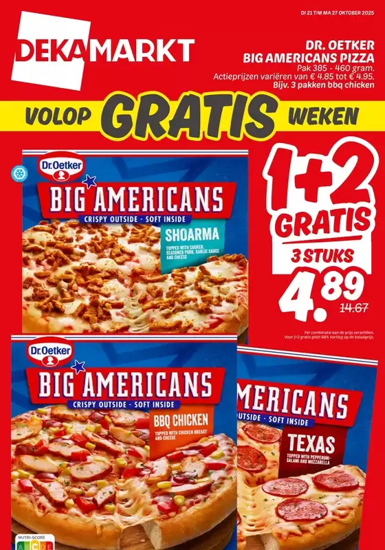 Catalogus van Dekamarkt in Zwolle | Dekamarkt folder | 2025-10-21T00:00:00.000Z - 2025-10-27T00:00:00.000Z