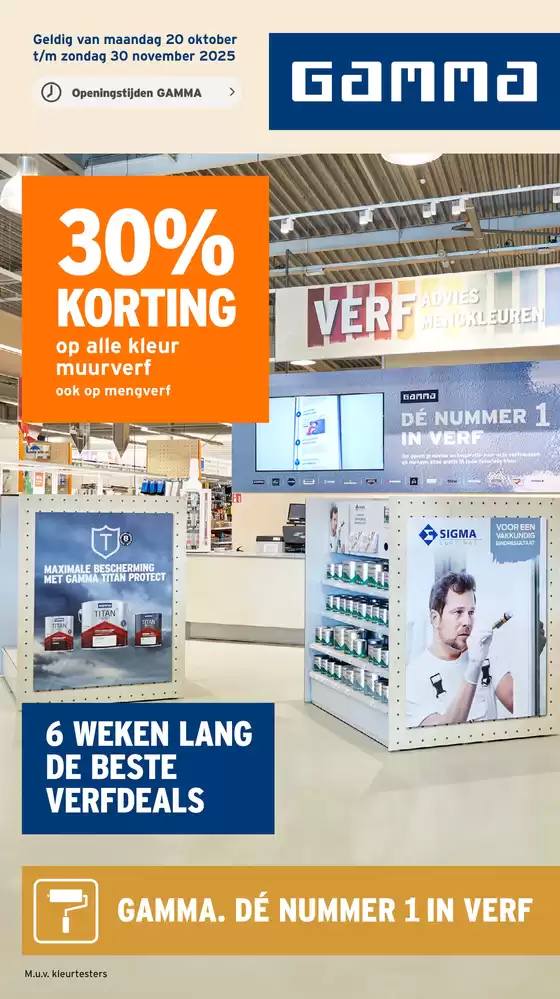 Catalogus van Gamma in Mijdrecht | DE NUMMER 1 IN VERF | 2025-10-20T00:00:00.000Z - 2025-11-30T00:00:00.000Z
