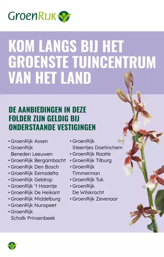 GroenRijk folder
