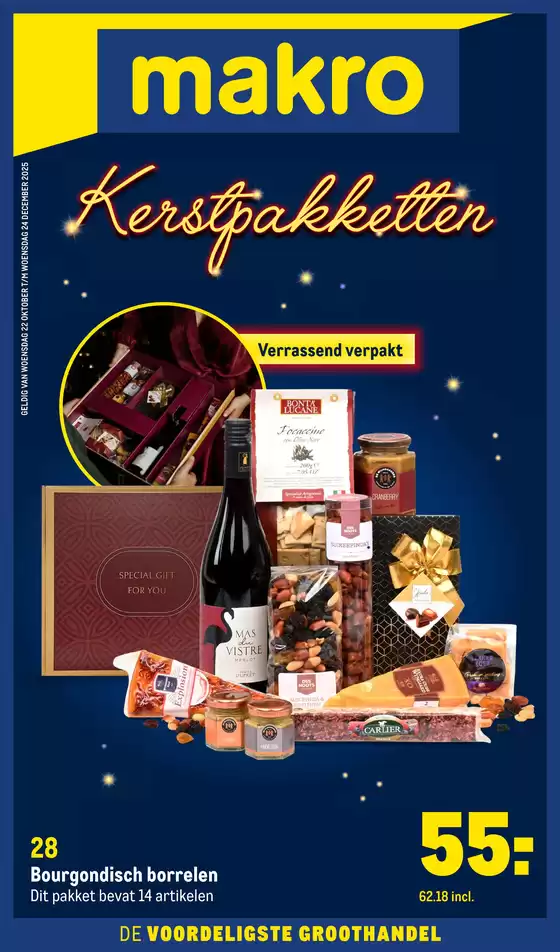 Catalogus van Makro | Kerstpakketten | 2025-10-22T00:00:00.000Z - 2025-12-24T00:00:00.000Z
