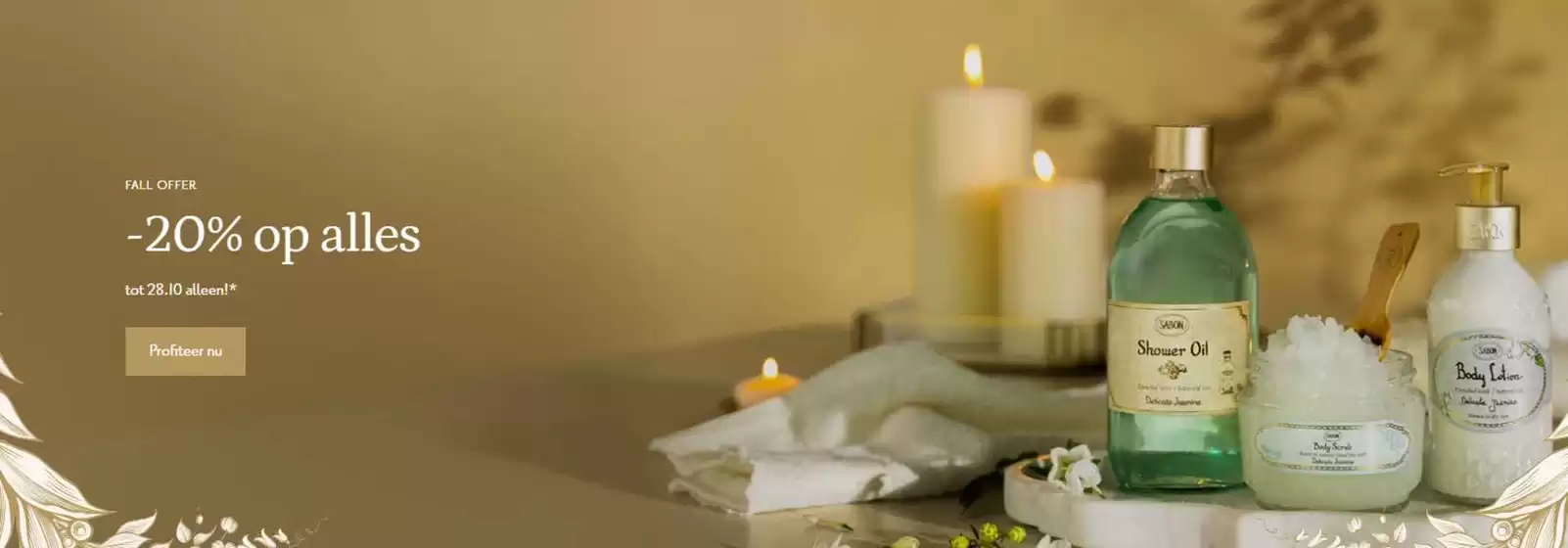 Catalogus van Sabon | -20% op alles | 2025-10-22T00:00:00.000Z - 2025-10-28T00:00:00.000Z