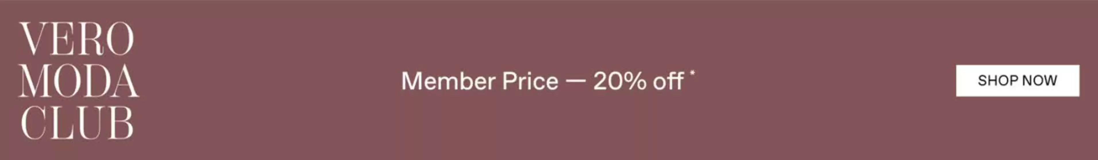 Catalogus van Vero Moda in Amsterdam | Member Price - 20% off | 2025-10-23T00:00:00.000Z - 2025-11-06T00:00:00.000Z