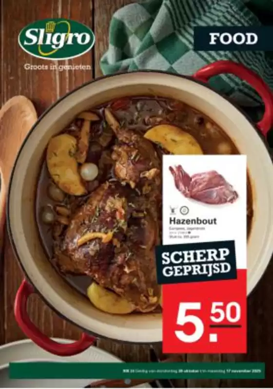 Catalogus van Sligro in Arnhem | Topdeals en kortingen | 2025-10-30T00:00:00.000Z - 2025-11-17T00:00:00.000Z