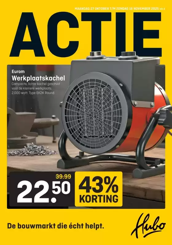 Catalogus van Hubo | Onze beste deals voor u | 2025-10-28T00:00:00.000Z - 2025-11-11T00:00:00.000Z